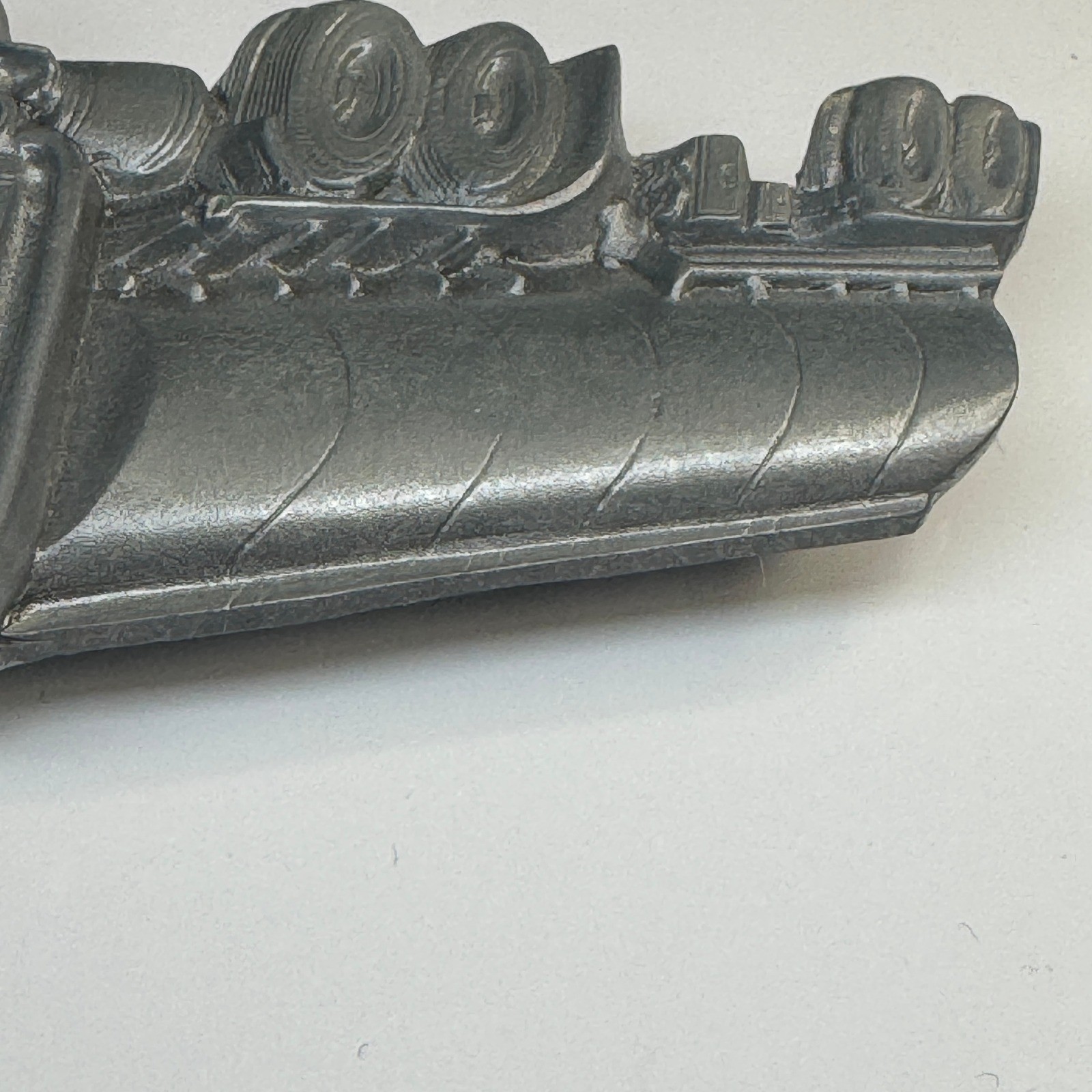 Tanker Truck Belt Buckle Pewter Tone Metal Made in Mexico Reissue