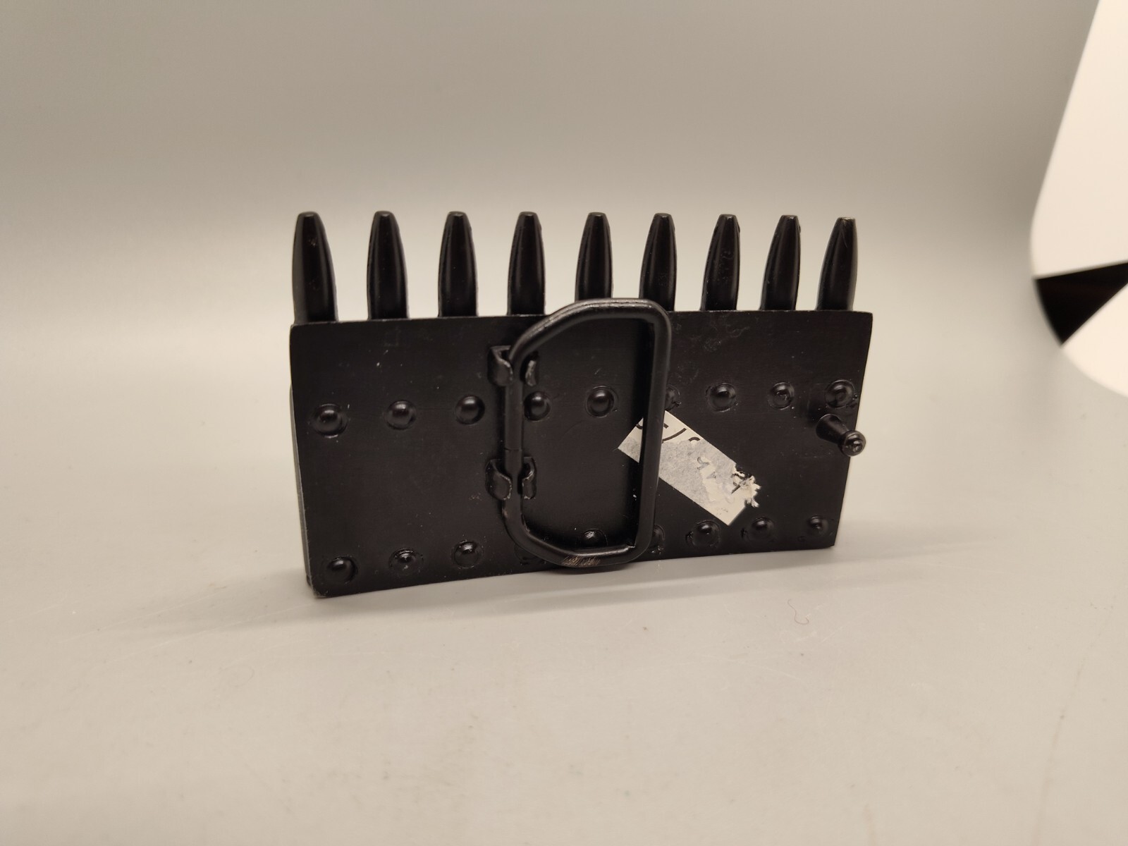 Bullet Ammo Belt Buckle 9 Bullets 2 1/2&Prime; X 4&Prime; Black 1 3/4&Prime; Belt Width