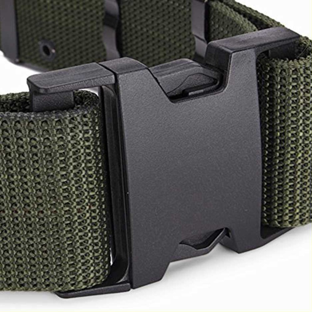 MEN Casual Military Tactical Army Adjustable Quick Release Belts Pants Waistband