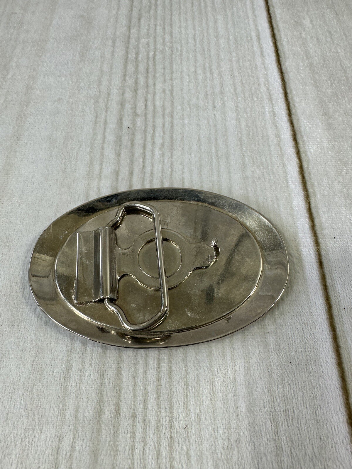 Bus Enamel belt buckle Blue White Transportation Drivers