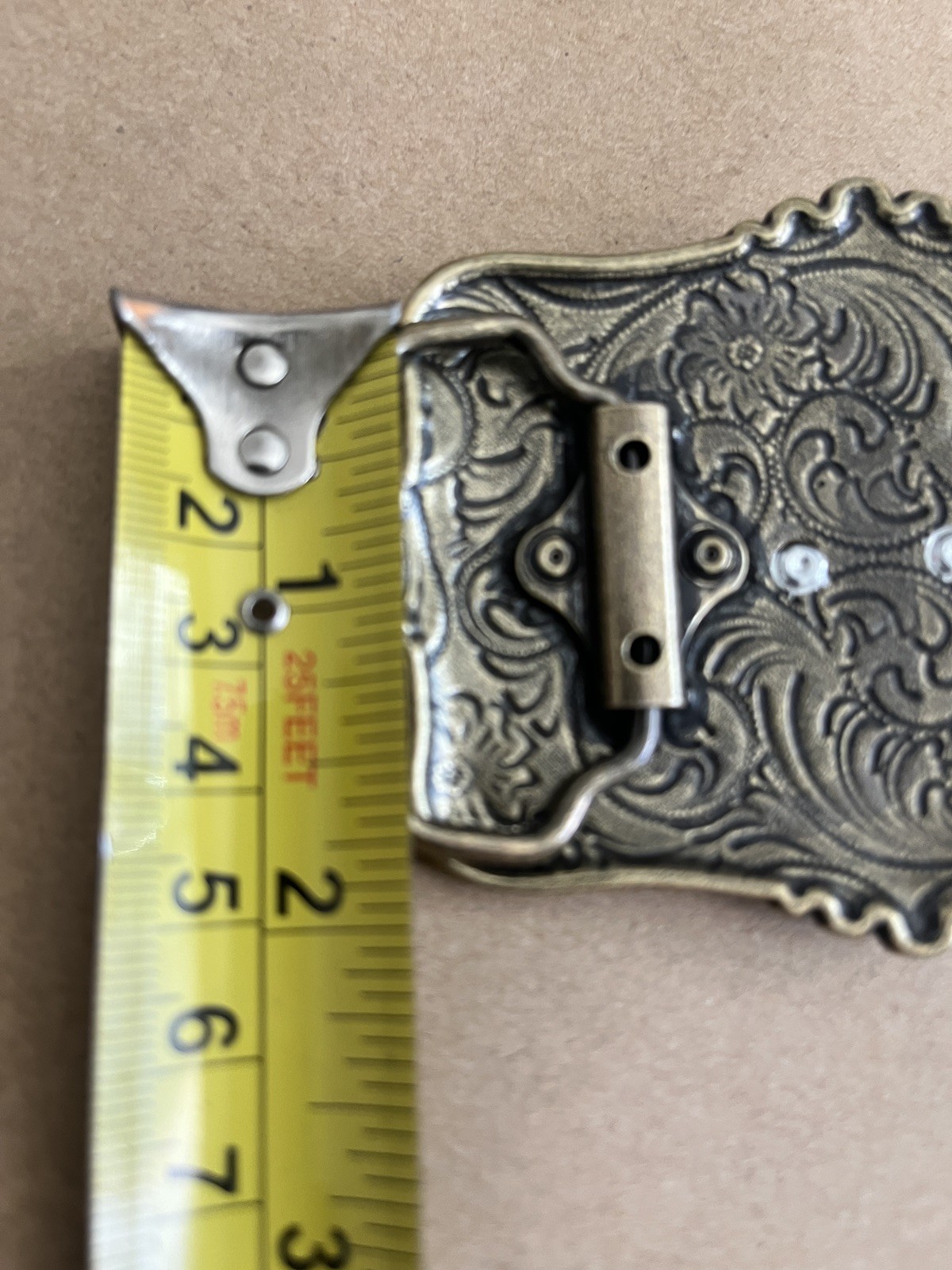 GOLDEN BULL Belt Buckle Metal Zinc Alloy Vintage Retro Cowboy Western Premium