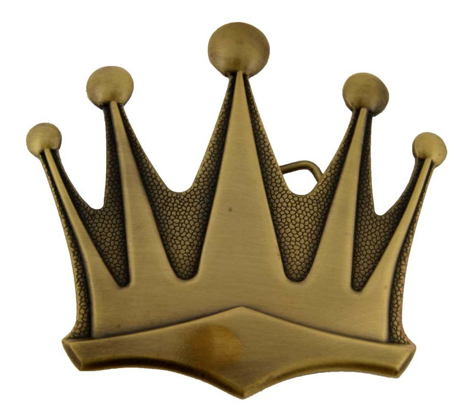 Crown Belt Buckle Mens Womens Wedding Royal Costume Silver Metal Fashion Western