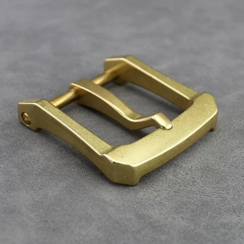 Brass Single Prong Belt Buckle Replacement Fits 3.8cm Wide Belt