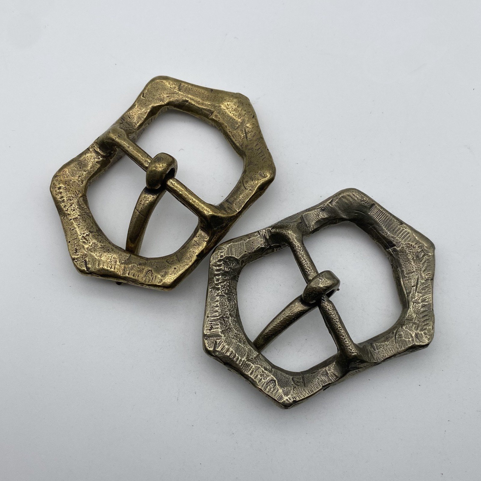 Antique Copper Casted Buckle,Retro Brass Plain Buckle