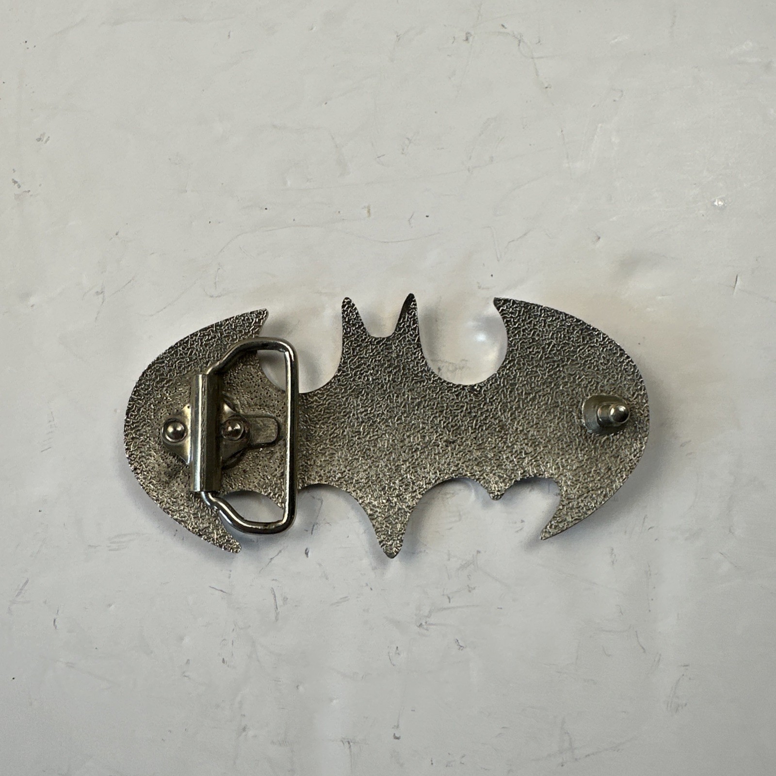 Batman Red and Silver Belt Buckle DC Comics, Movie