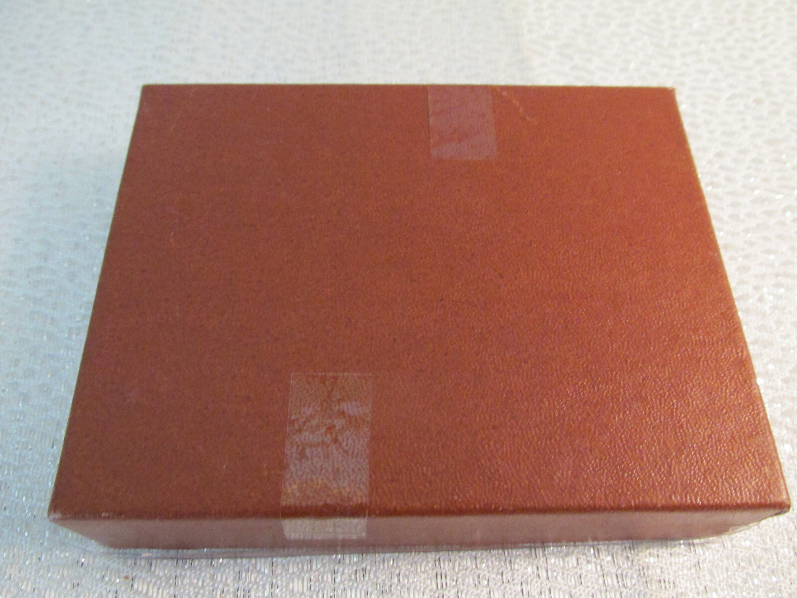 BRASS BELT BUCKLE « GEORGE » ORIGINAL BOX ODEN TIME EMBOSSED BIRTHDAY NAME