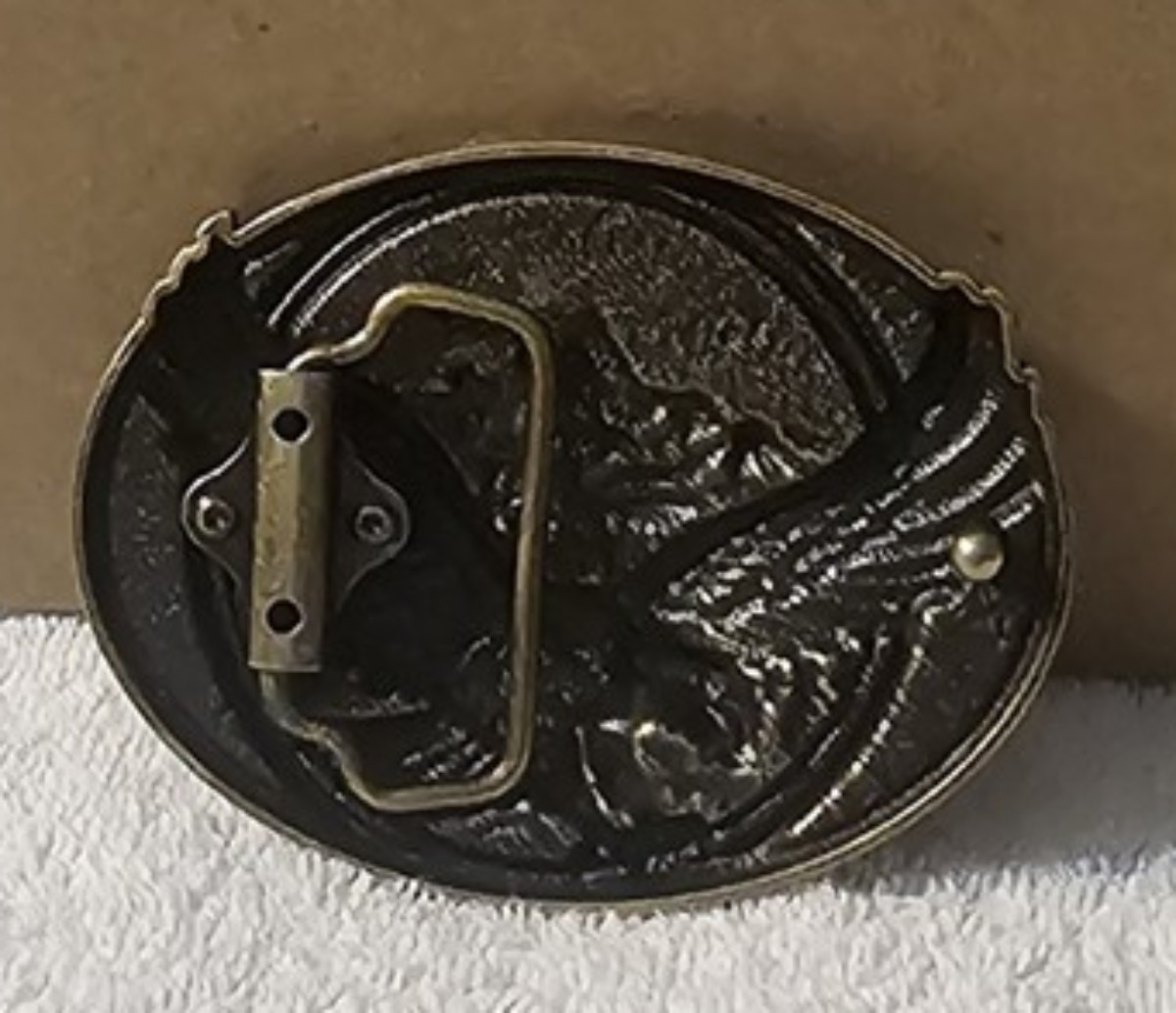 EAGLE FLYING BIRD MOUNTAIN OUTDOOR WESTERN RODEO COWBOY BELT BUCKLE