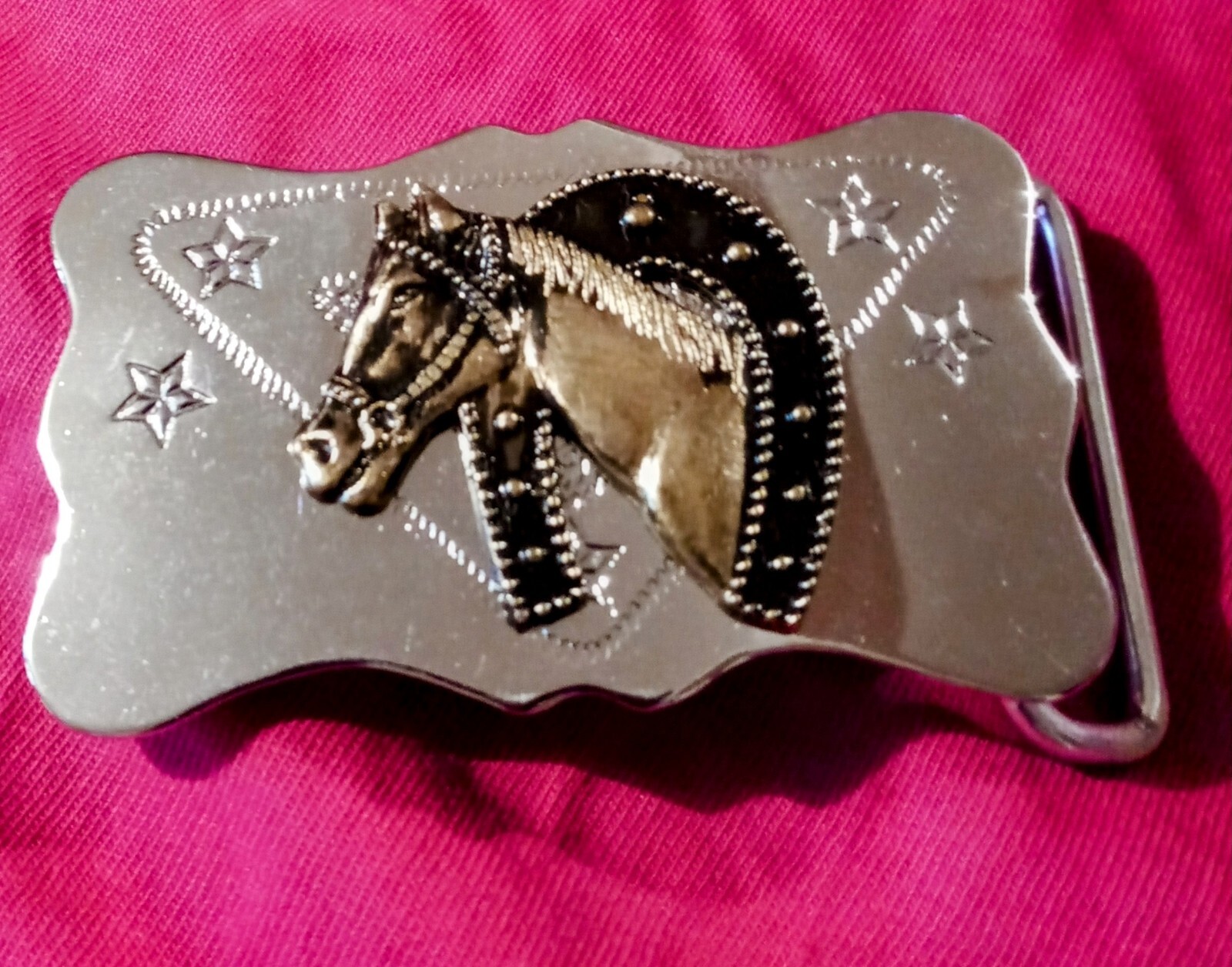 Horse Head, Never used Belt Buckle