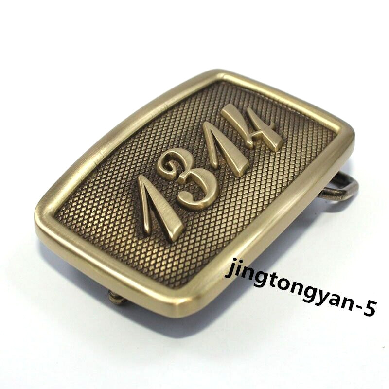 Solid Brass Belt Buckle Men&rsquo;s Pin Belt Buckles Fits For 1.5 inches Belt