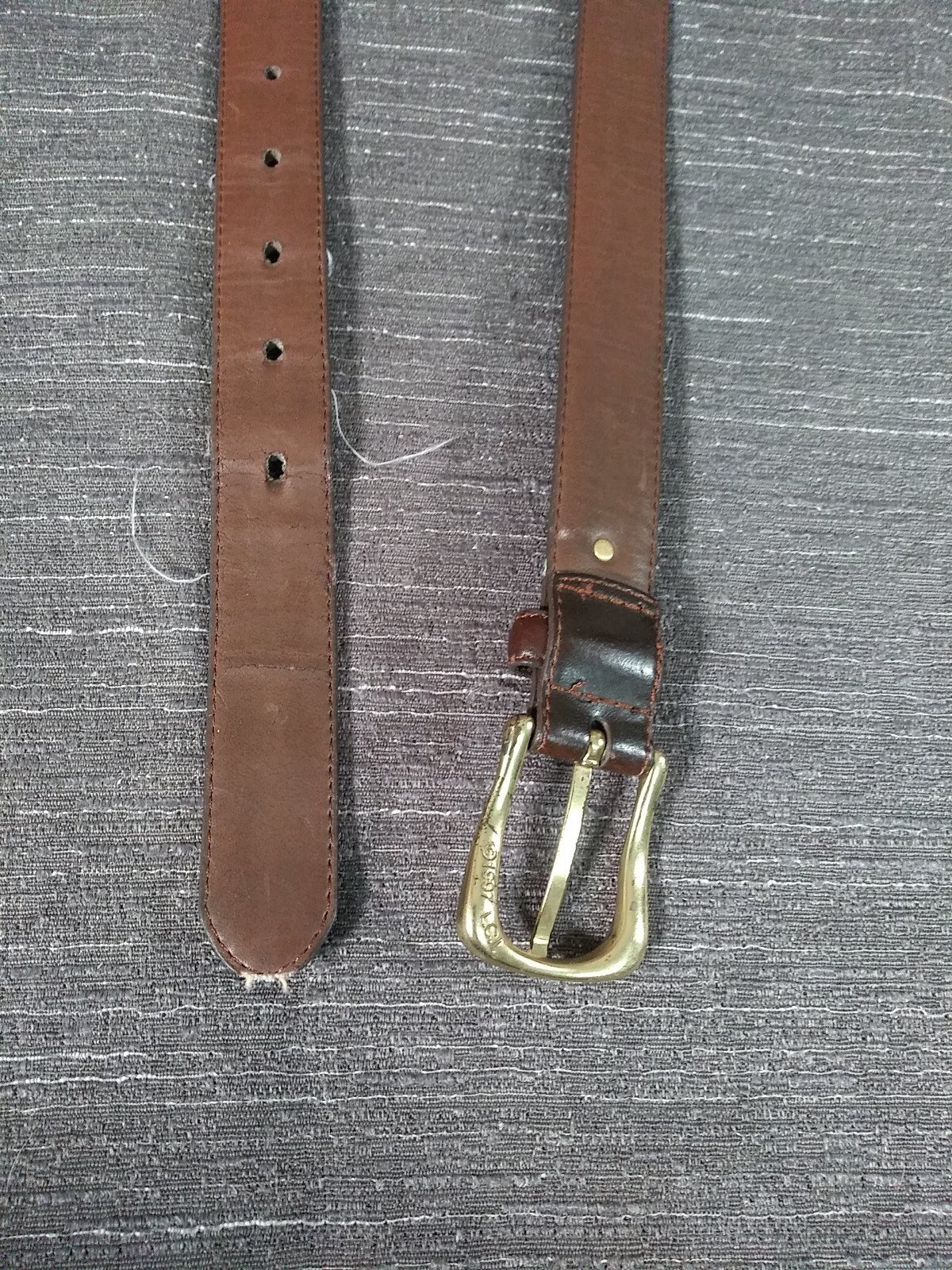 Liz Claiborne Belt Womens Large Brown Genuine Leather