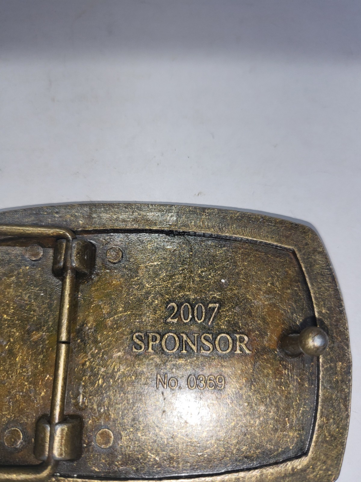 The American Veterans Disabled for Life Memorial Belt Buckle 2007 No. 0369