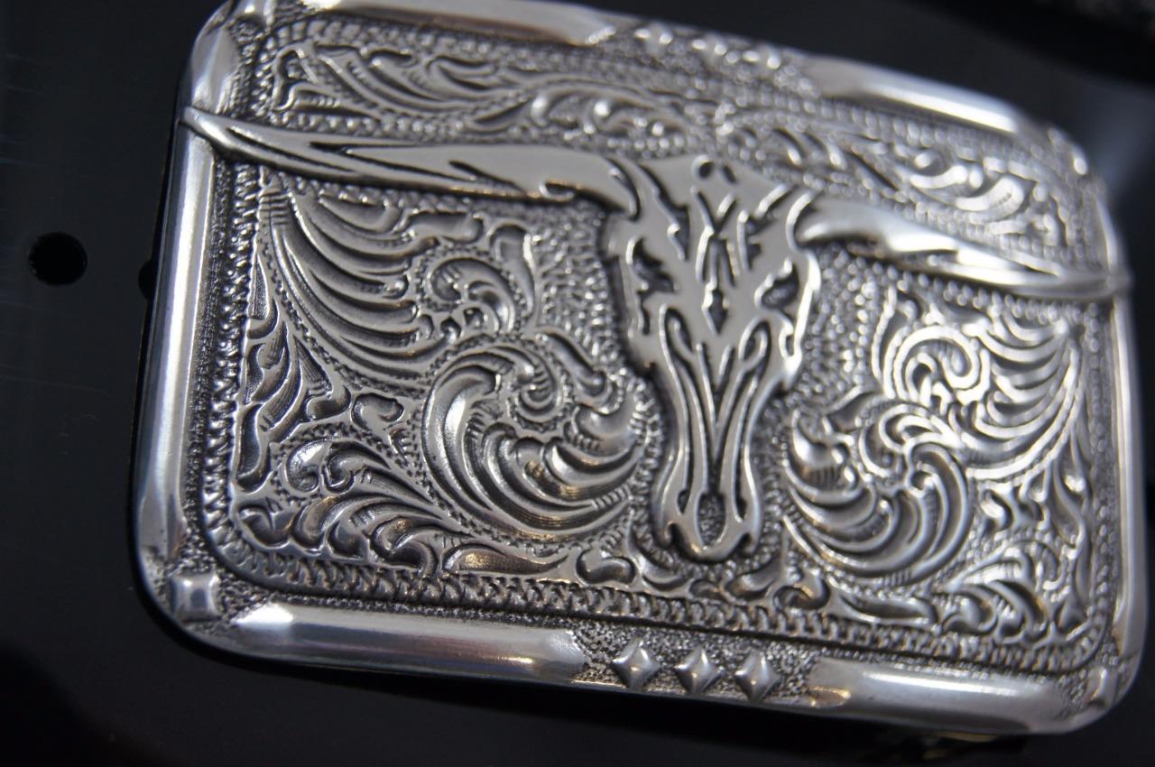 Crumrine Vintage Western Longhorn Skull Belt Buckle 38034