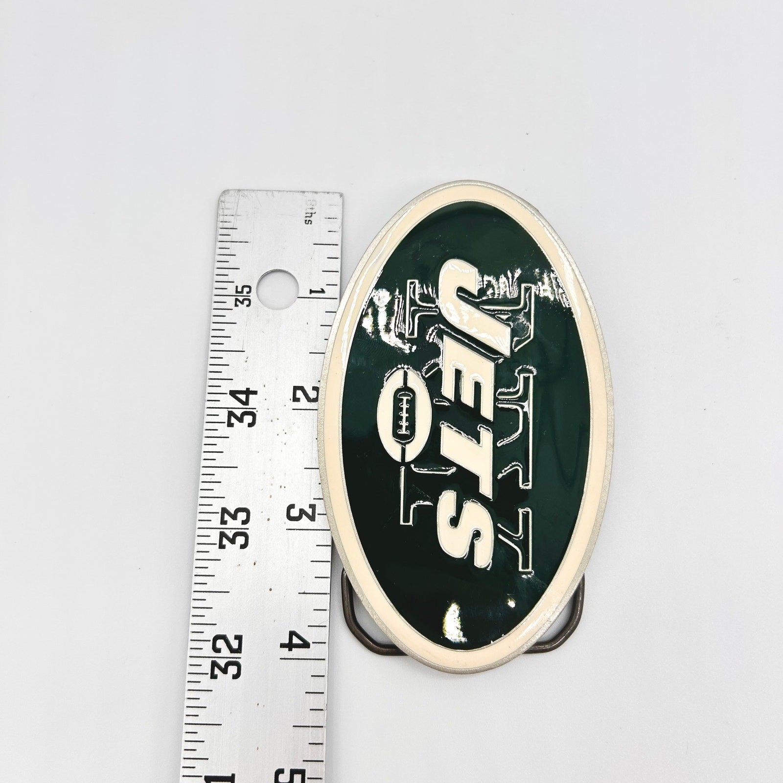 NY Jets Belt Buckle New York NFL Football Season Men&rsquo;s Game Day Accessories