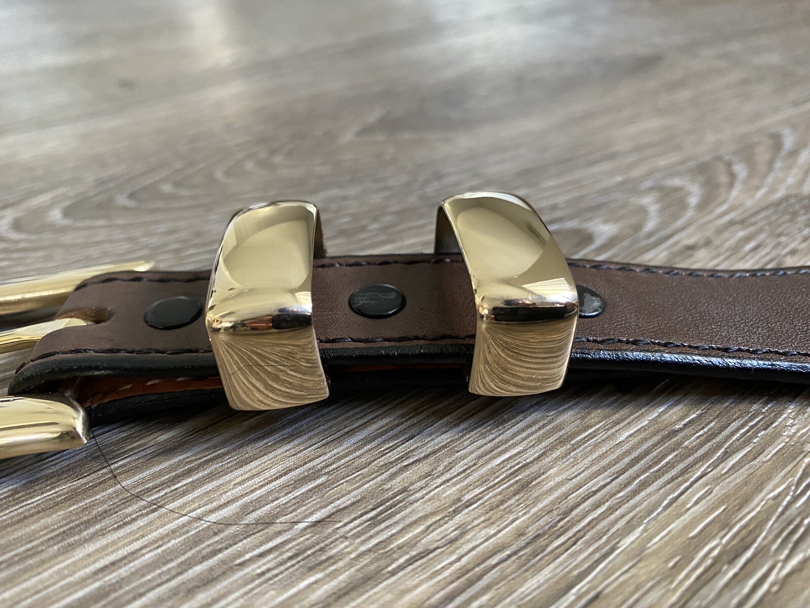 Douglas Magnus 14k Solid Gold XL Belt Buckle Set ✅