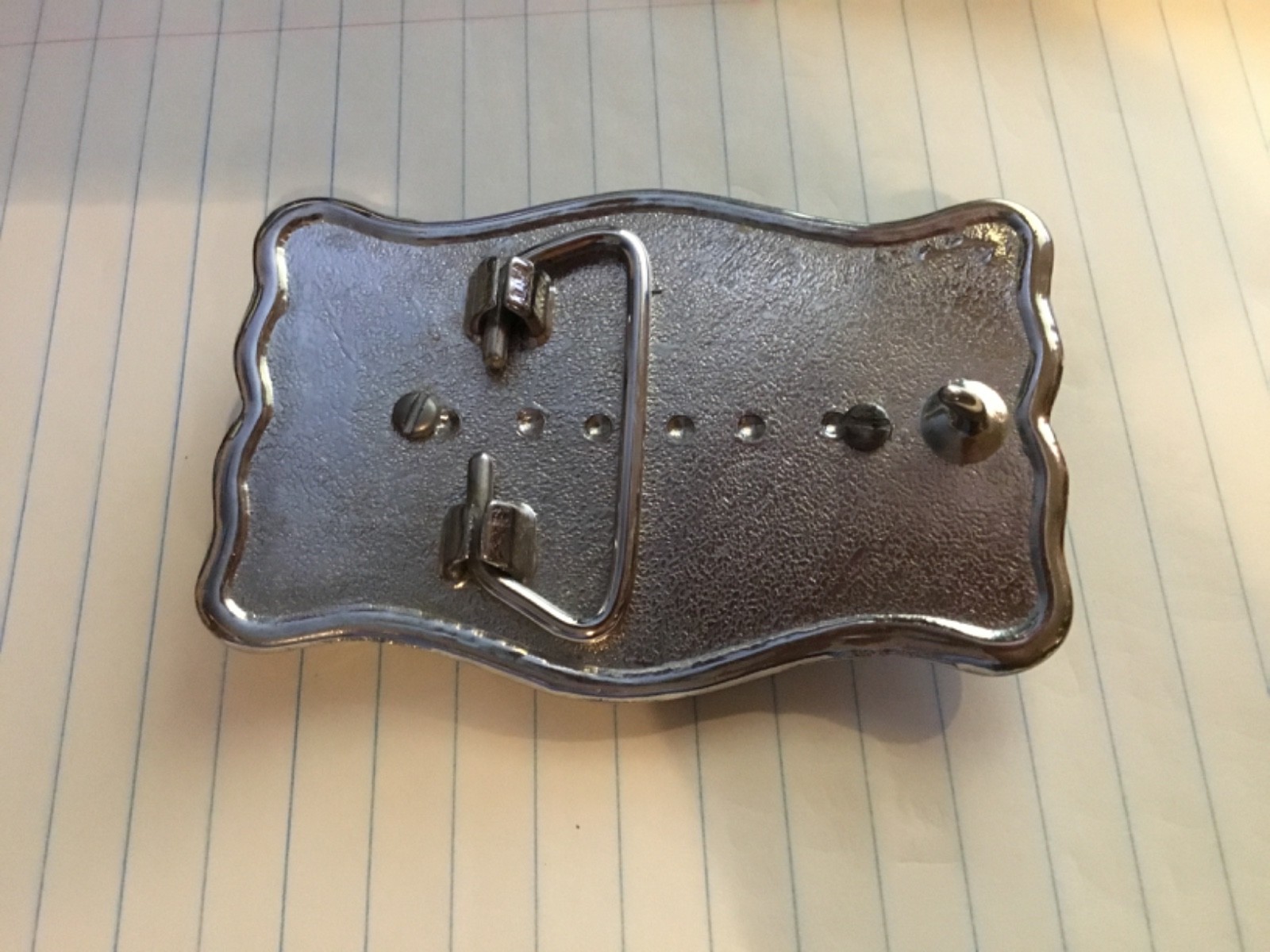 Silver Color Southwest Western REAL 1921 Morgan Silver Dollar Belt Buckle