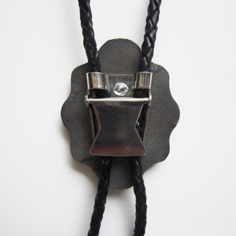 BRAND NEW BLACK HORSE HEAD 3-D COWBOY WESTERN RODEO BOLO TIE