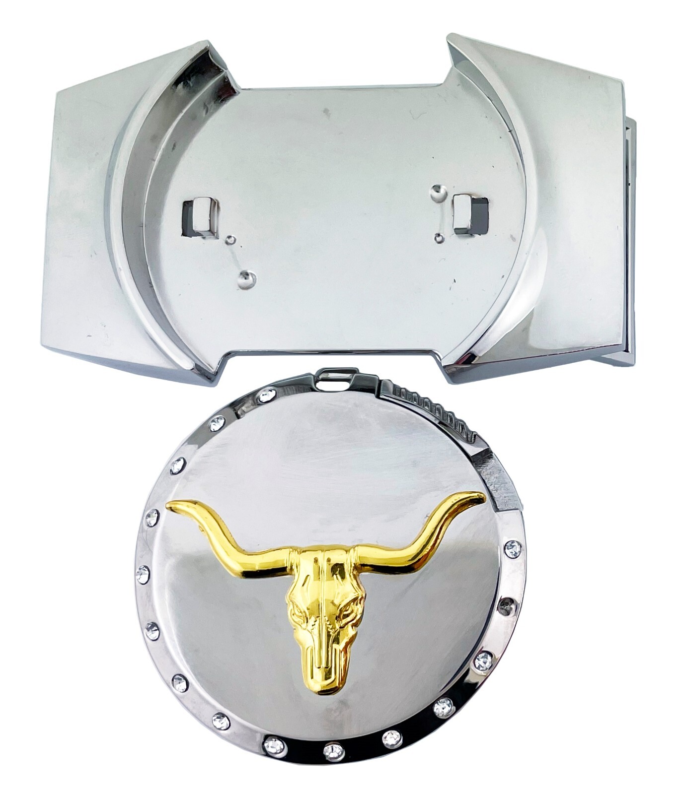 Bull Riders Aztec Metal Spinners Removable Lighters Belt Buckle Mens Western New