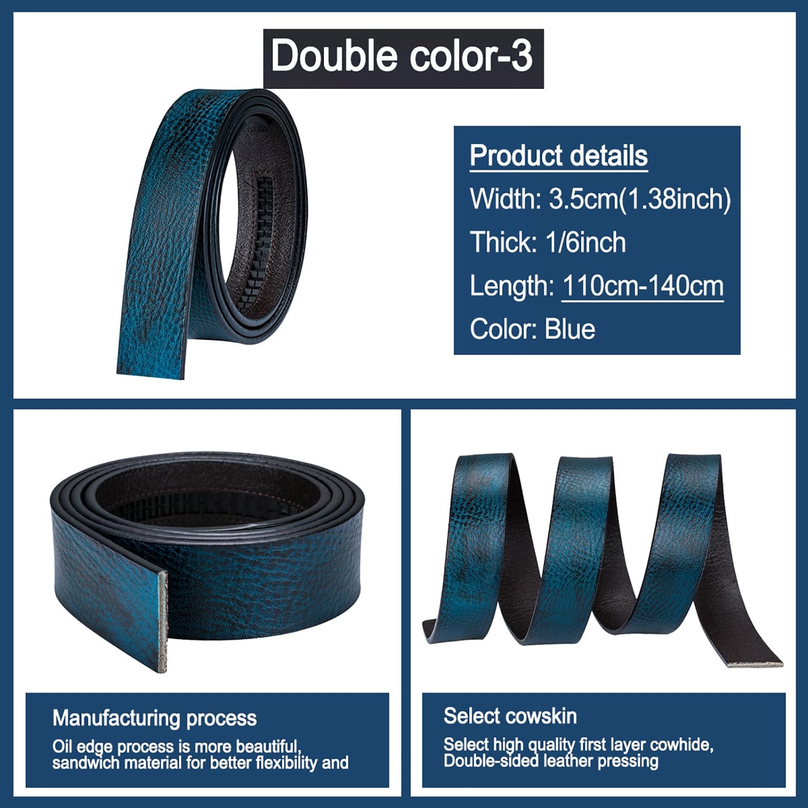 Barry.Wang Mens 43.3 » Long(Waist Size 29 »-36 »), Checkered Black/Blue