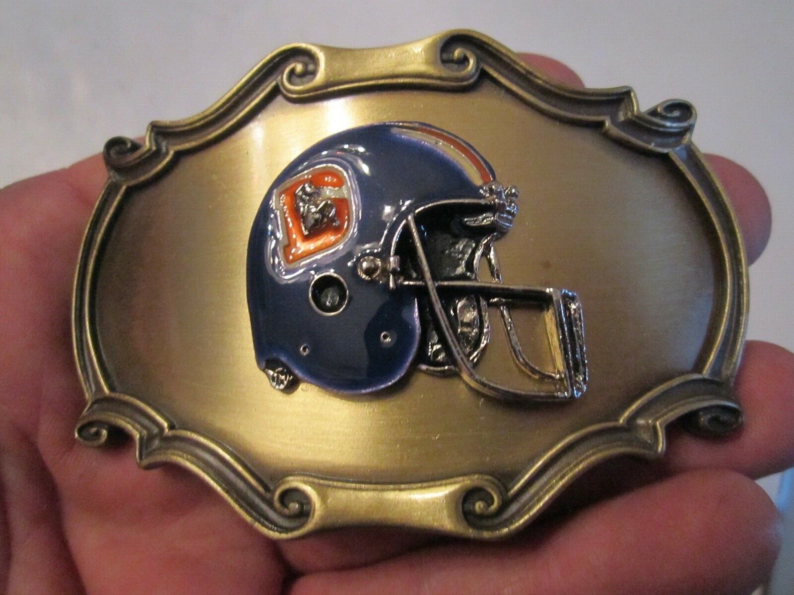 VINTAGE DENVER BRONCOS NFL BELT BUCKLE – GW-15