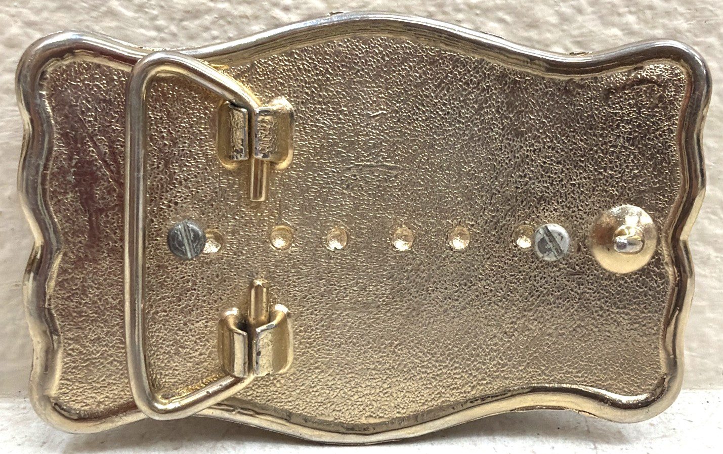 VTG 1978 Bicentennial Eisenhower Dollar Coin Philadelphia Mint Belt Buckle