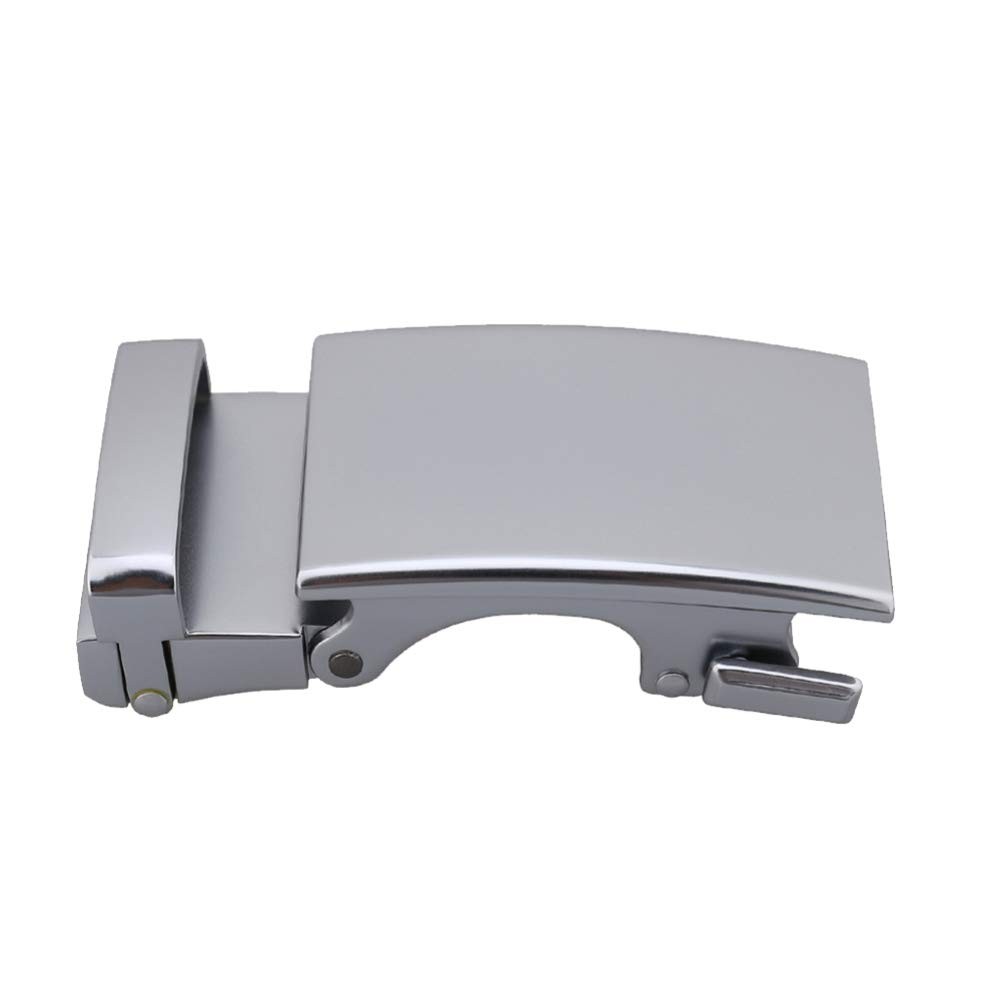 Alloy Solid Buckle Automatic Ratchet Leather Belt Buckle Plaque Gu…