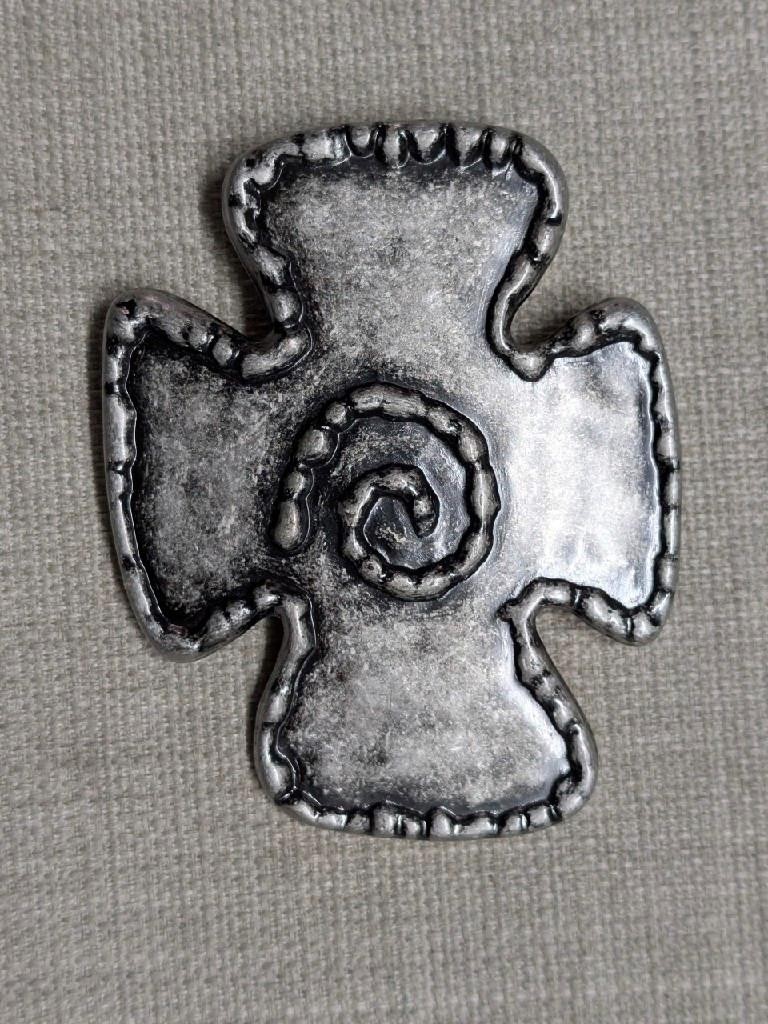 vintage style SOUTHWESTERN belt buckle METAL native american indian COWBOY y2k