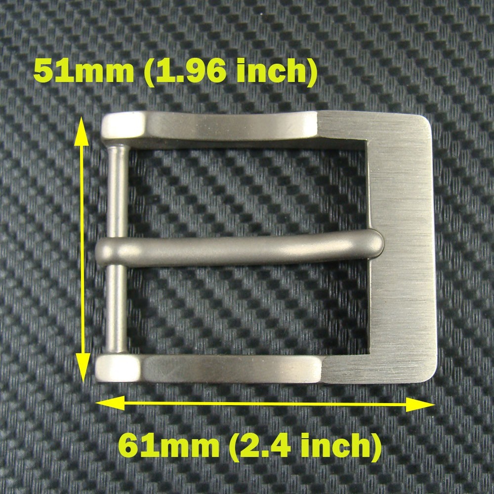 Titanium Pin Single Tongue Buckle Anti allergy Belt Buckle for 1.5&Prime; Belt Z295A