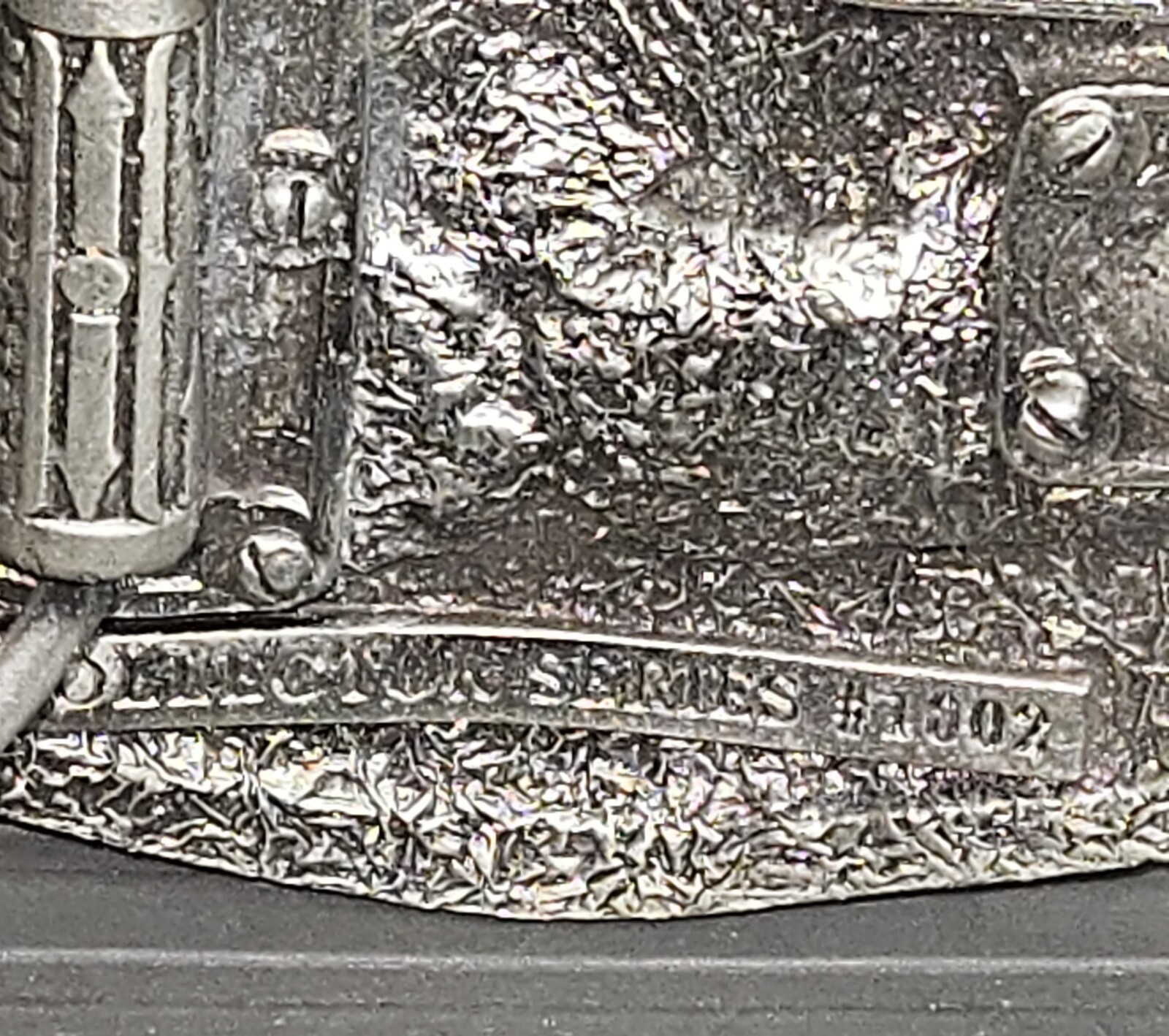 Vintage MAC TOOLS Super Steel Eagle Collectors Series Pewter Belt Buckle New