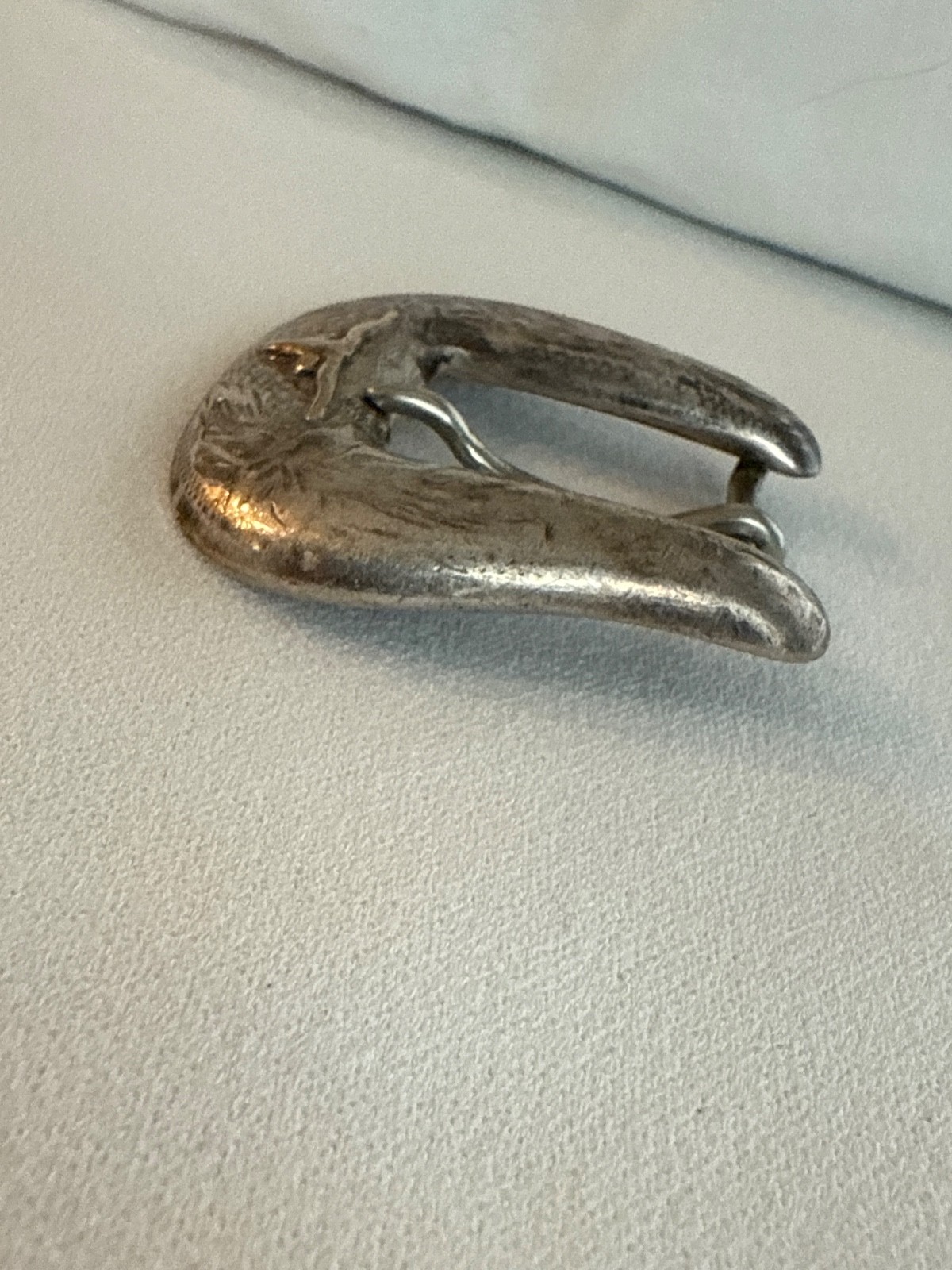 Sunset Trails VTG Sterling Silver & 10K Gold Longhorn Belt Buckle 20.8g #A2A02