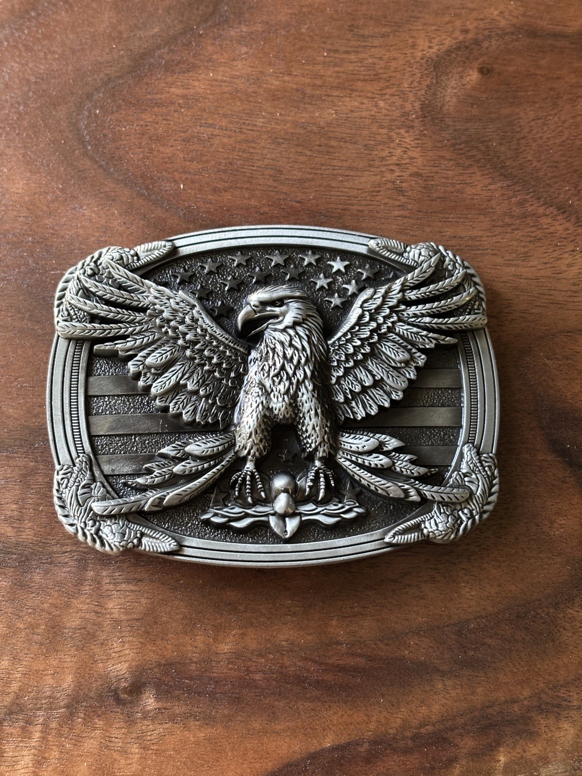 AMERICAN EAGLE Belt Buckle Metal Zinc Alloy Vintage Men Premium Christmas Gift