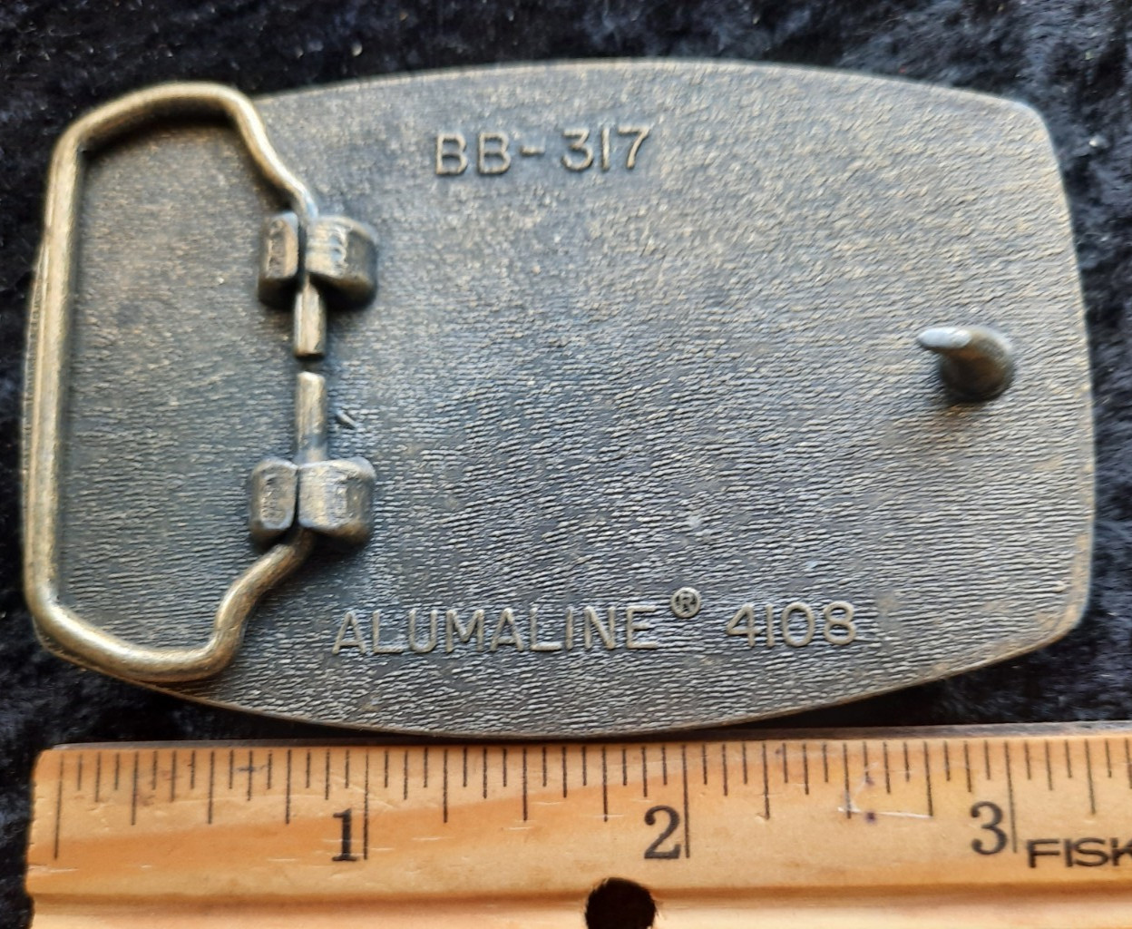 Vintage Fish Leather Belt Buckle