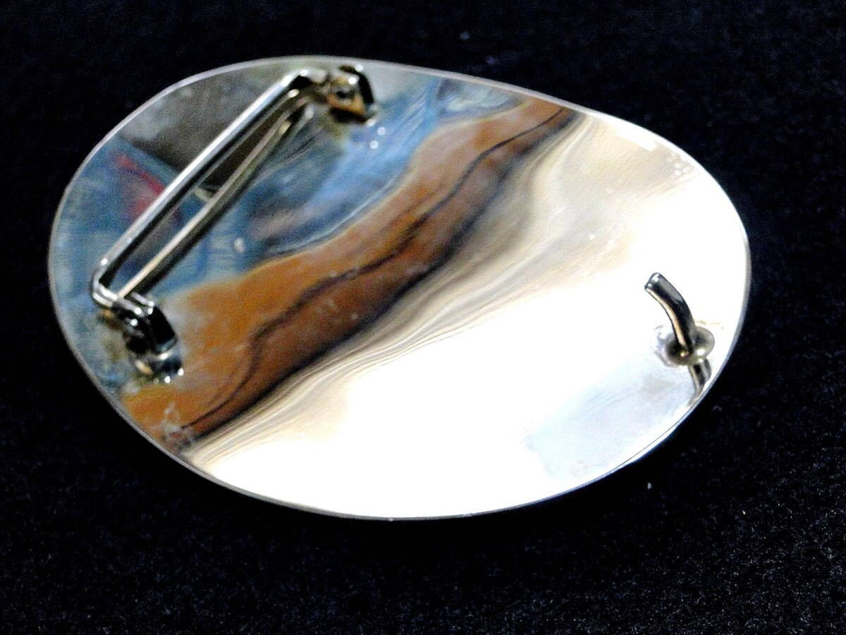 90&rsquo;s Vintage Texas End of the Trail Native German Silver Brass Belt Buckle