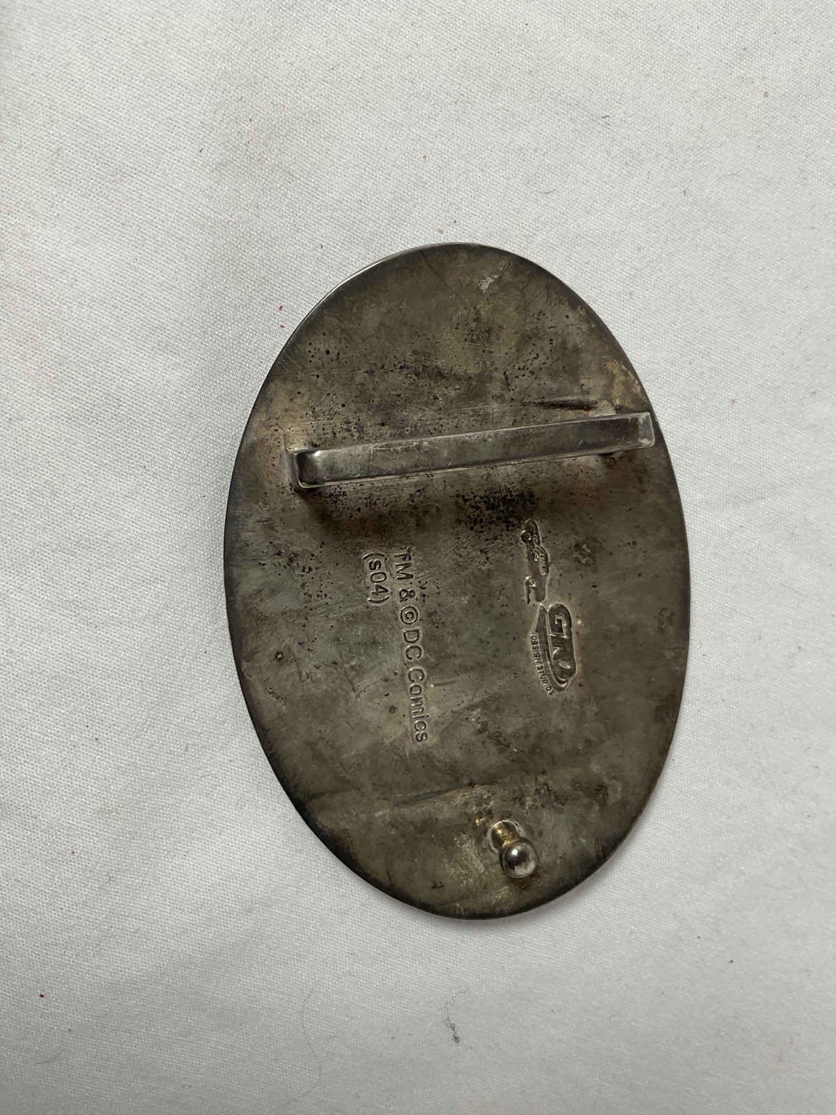 Superman Belt Buckle EUC 3.5&Prime; x 2.5&Prime;