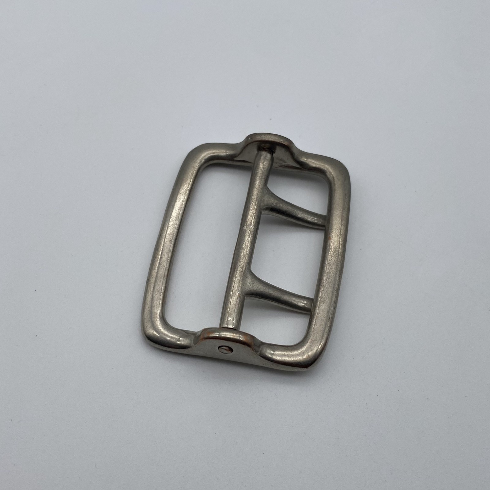 45mm Brass Double Prong Buckle Sam Browne Buckle Large Strap Fastener Buckle