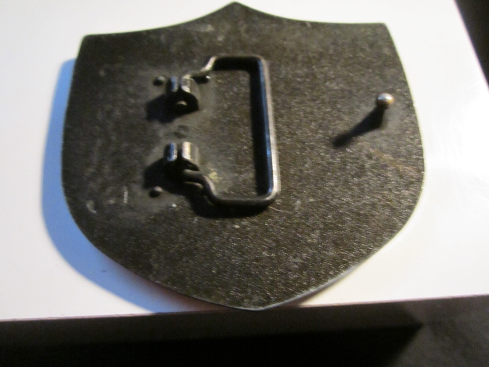 VINTAGE UNKNOWN HISTORICAL CREST THEME BELT BUCKLE – LARGE – GW-13