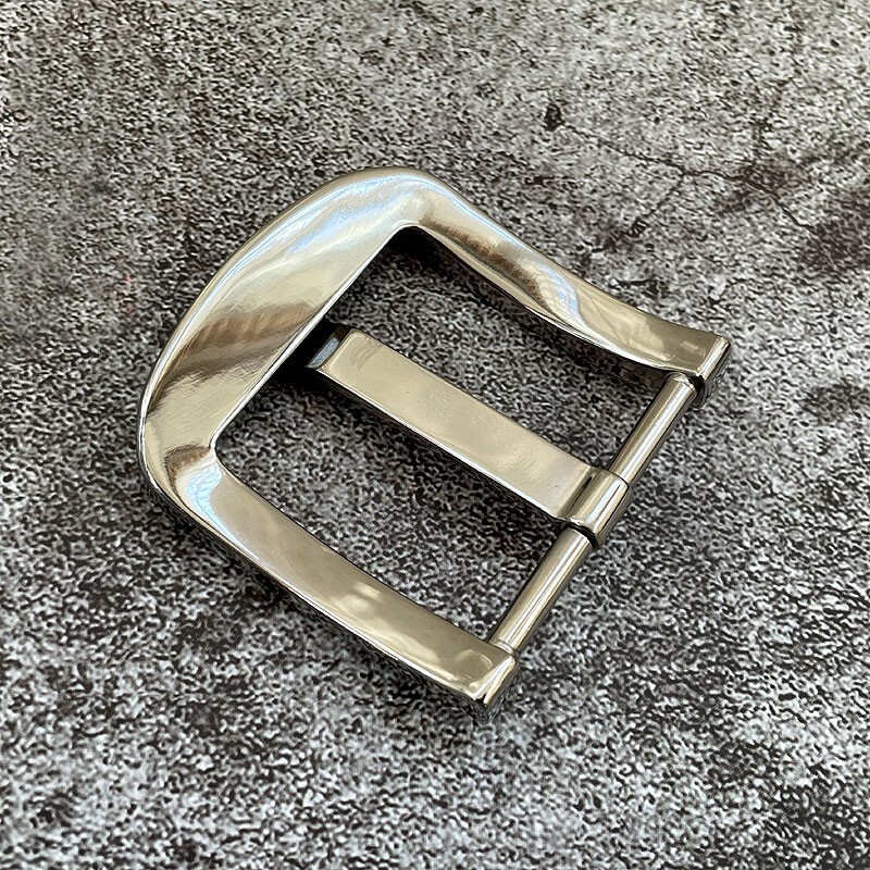 New Concise Pure Titanium Men&rsquo;s Belt Pin Buckle Waist Strap Head EDC Accessories