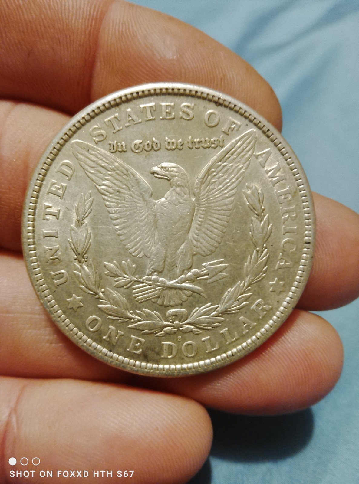 Western Oval Belt Buckle w/ 1921 Real Silver Morgan Dollar Coin Insert, Beaded