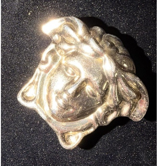 Versace Medusa Logo Gold Tone Metal Men&rsquo;s Belt Buckle Fits 1.5&Prime; Belt