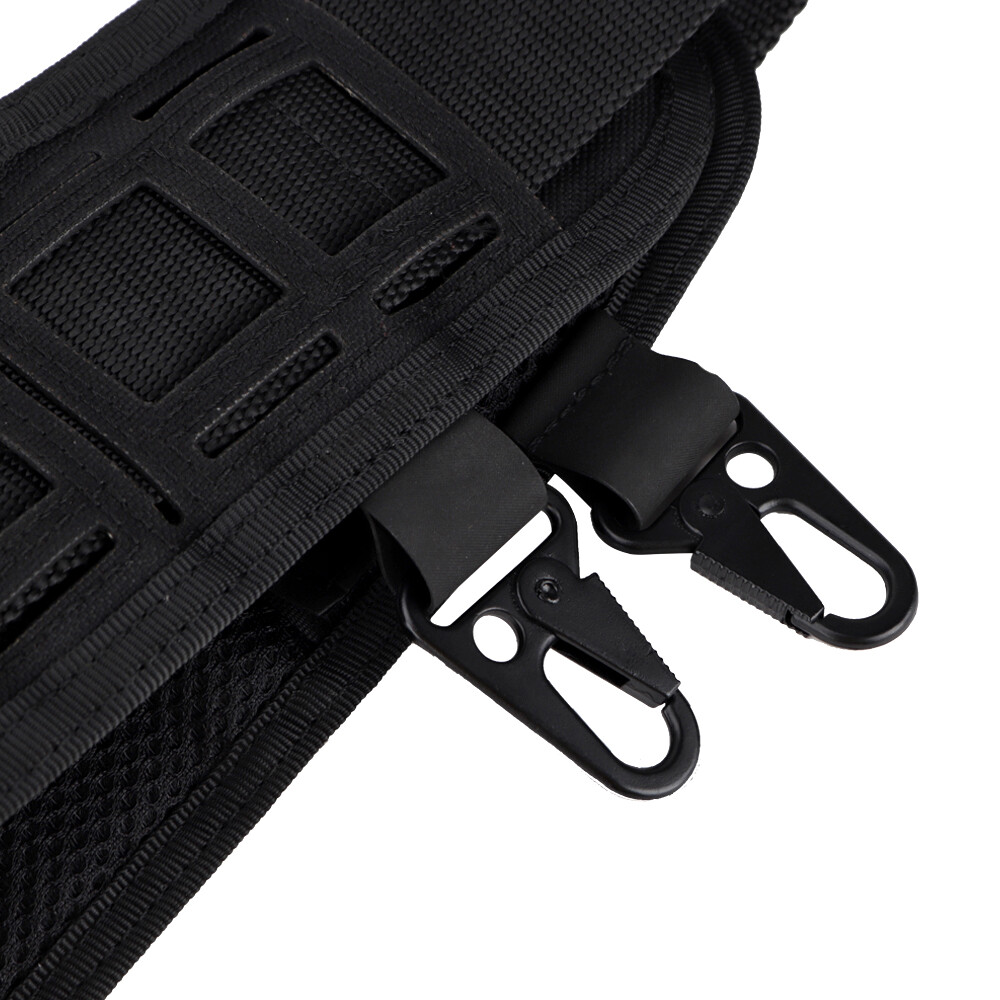 Men Tactical Molle Padded Patrol Belt Adjustable Waist Belts Hunting Combat Gear