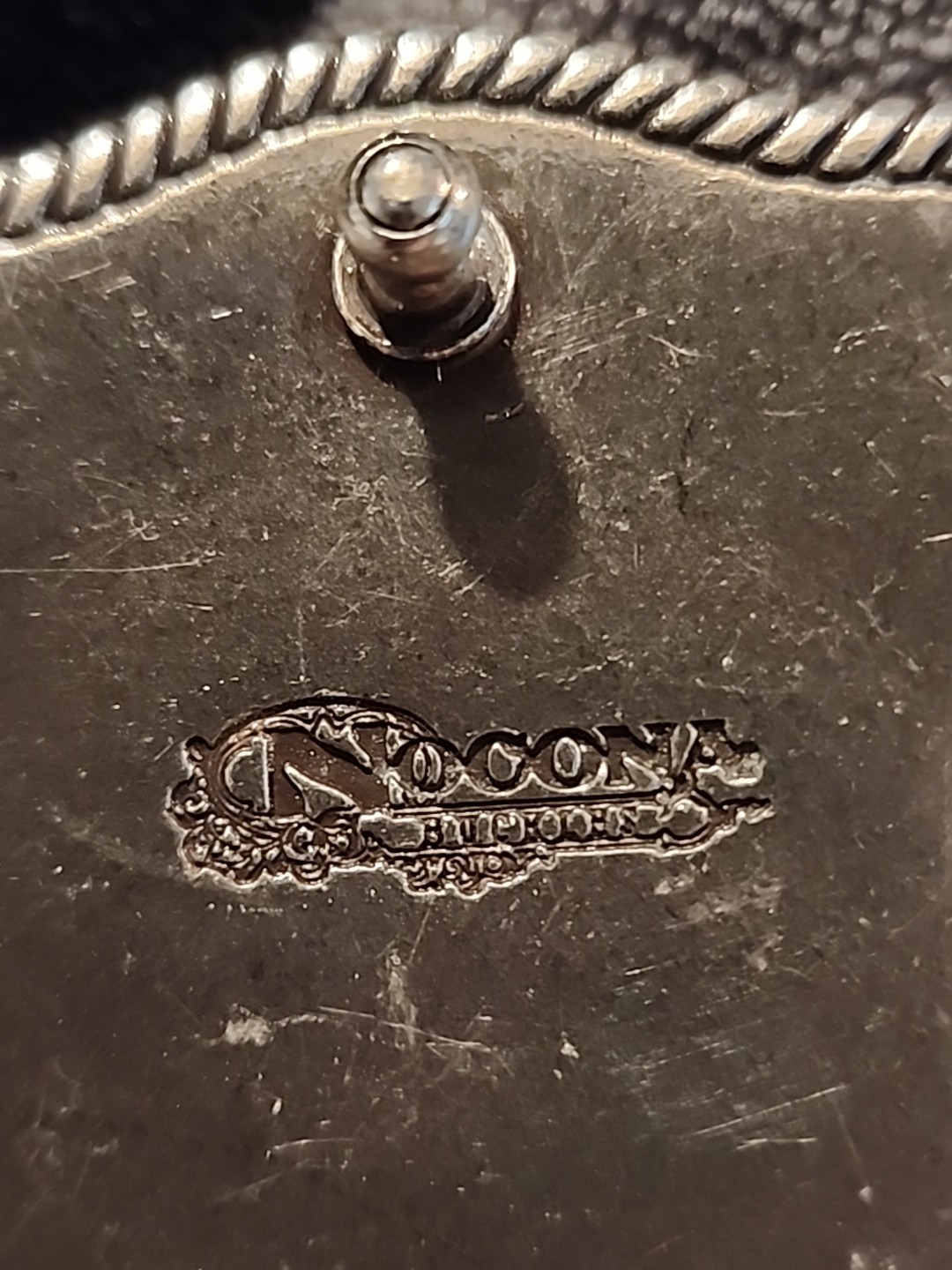 NOCONA STEER SKULL MOTIF ROPE EDGE – ACC BUCKLE – 3798664