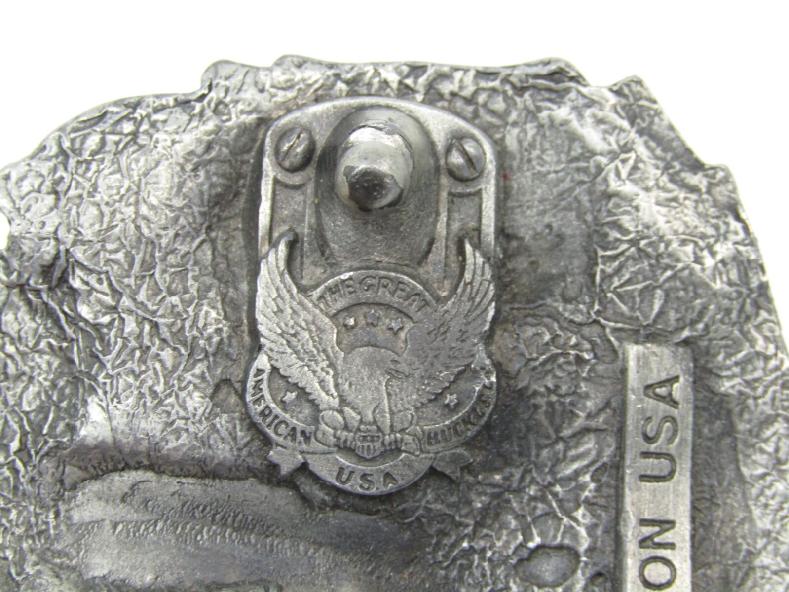 Harley Davidson Vintage Eagle Biker Belt Buckle Lord of Asphalt 1992 Baron USA
