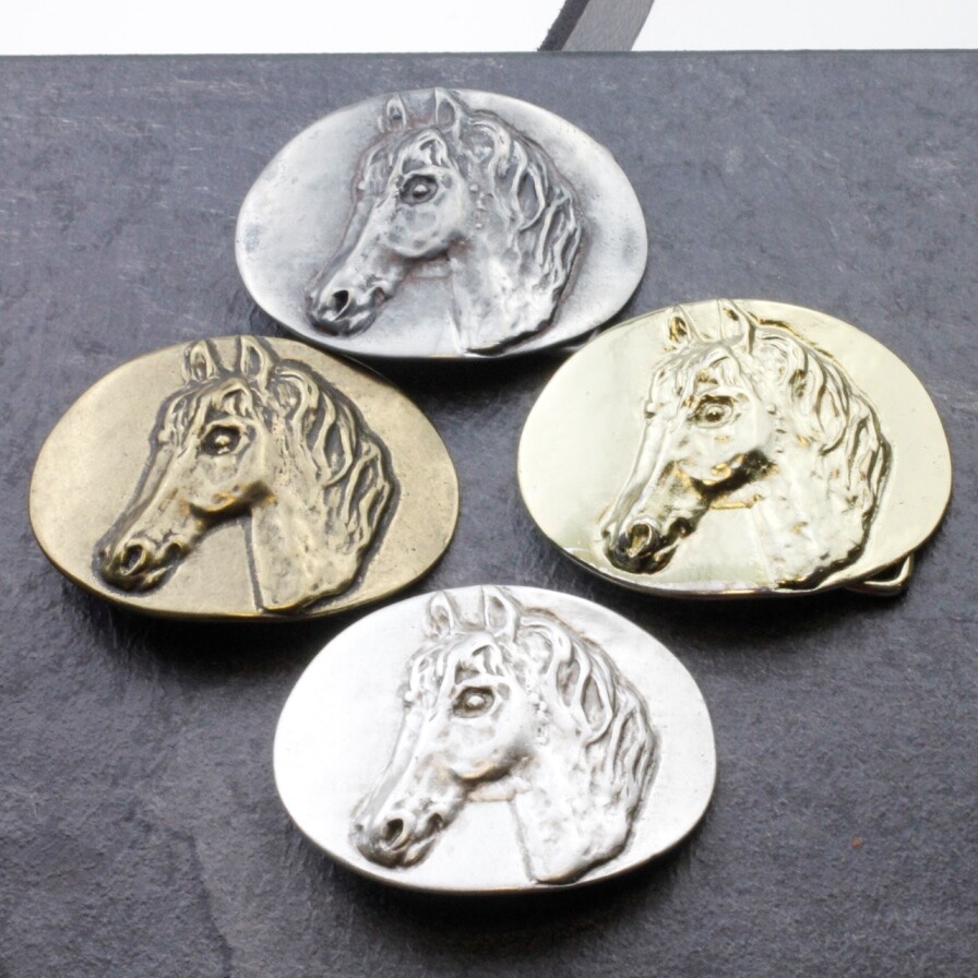 Belt buckle horse pin buckle for 4 cm leather belt pin buckles gs124