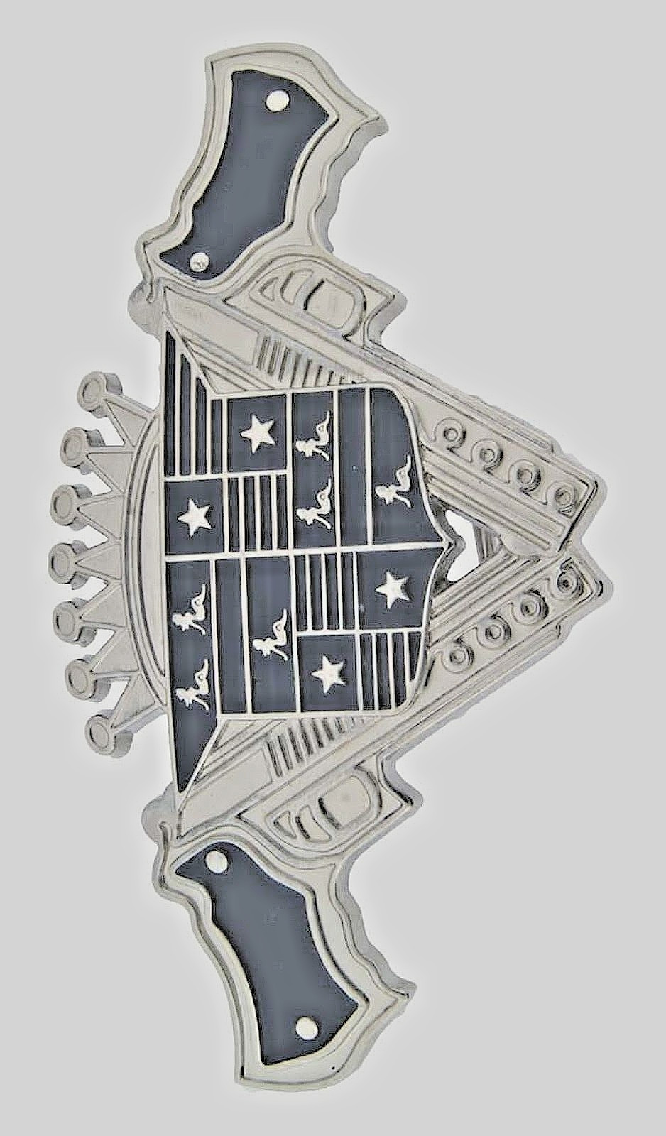 Bottle Opener Belt Buckle Cadillac Guns Mud Girls Silver Metal Halloween Cosplay
