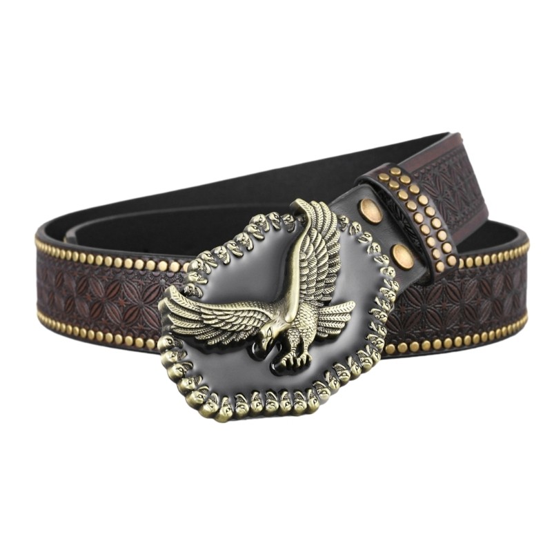 Women Men Belt Casual PU Leathers Adjustable Belt Waistband Western Cowboy Belt