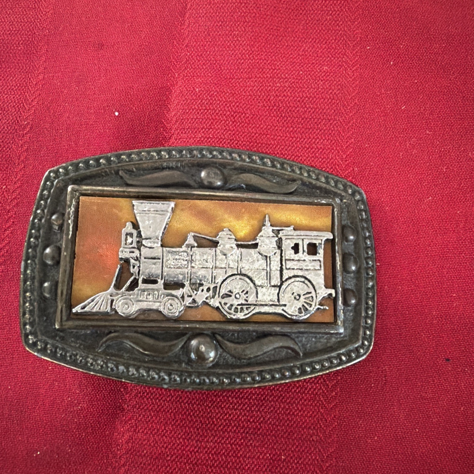 Vintage Steam Train Railroad Engine Design by CII New York Solid Brass 1970&rsquo;s
