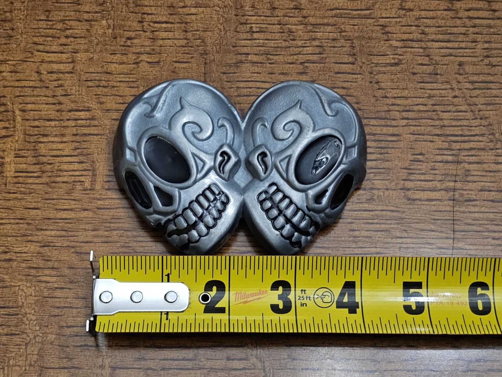 Mexican Skull Luchador Sugar Skull Evil Belt Buckle