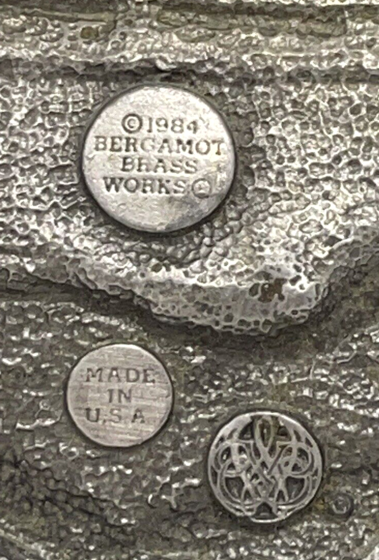 1984 Bergamot Brass Works Z-149 Pool Table Billiards Snooker Belt Buckle 3-D A1