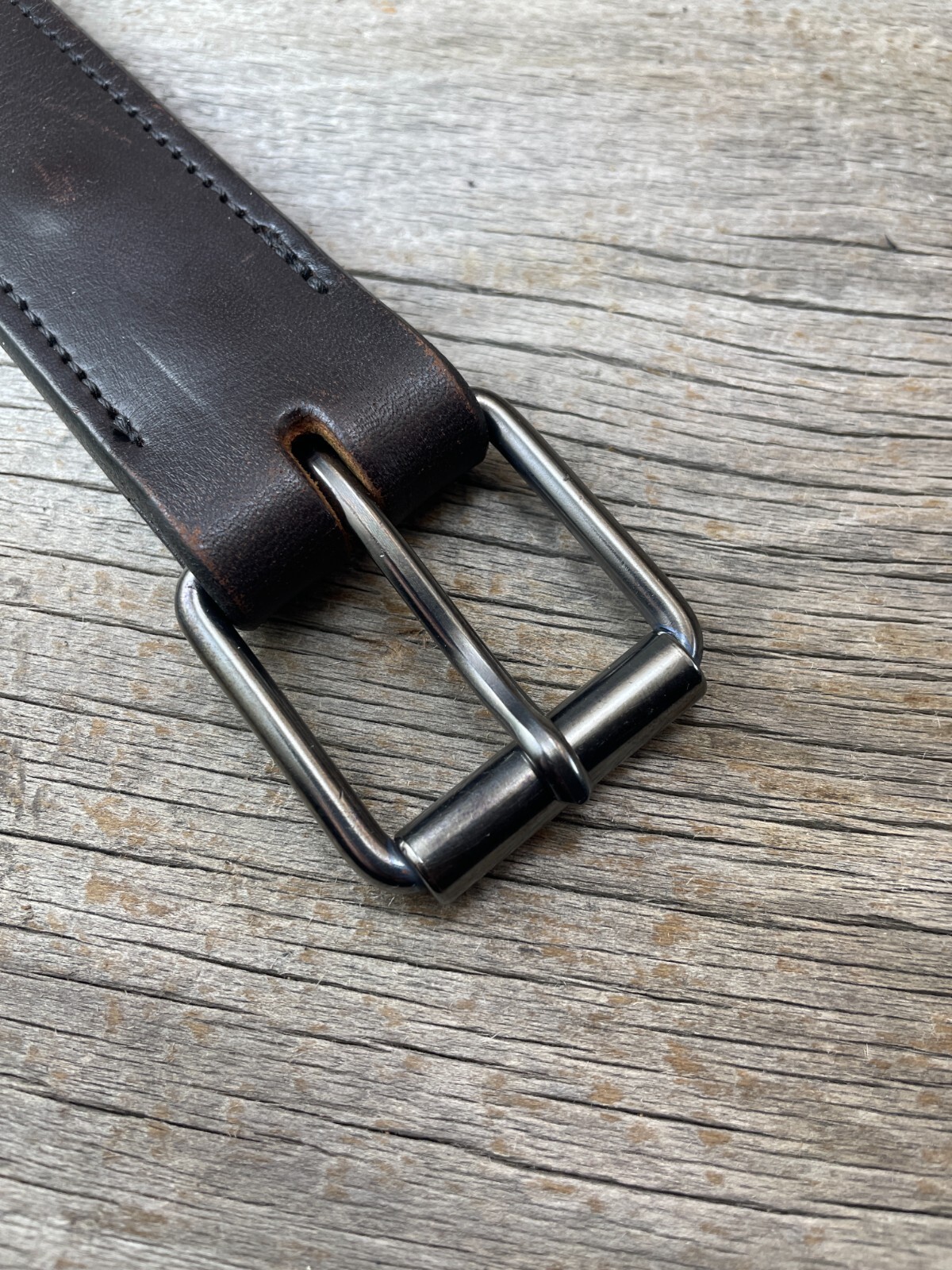 Copper Belt Buckle – Gunmetal Blue 1 1/4, 1 3/8, 1 1/2, 1 5/8  inch – USA Made