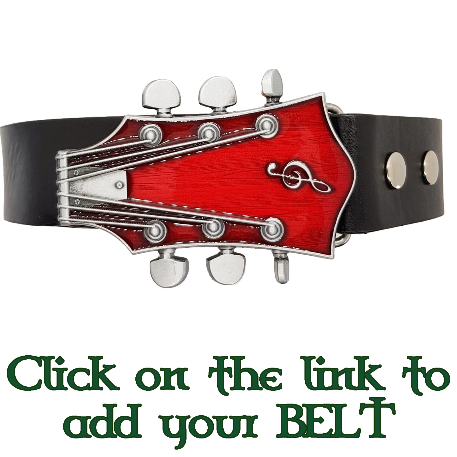 Vintage Guitar Belt Buckle Tuner Rock Roll Band Metal Biker Blues Machine Head