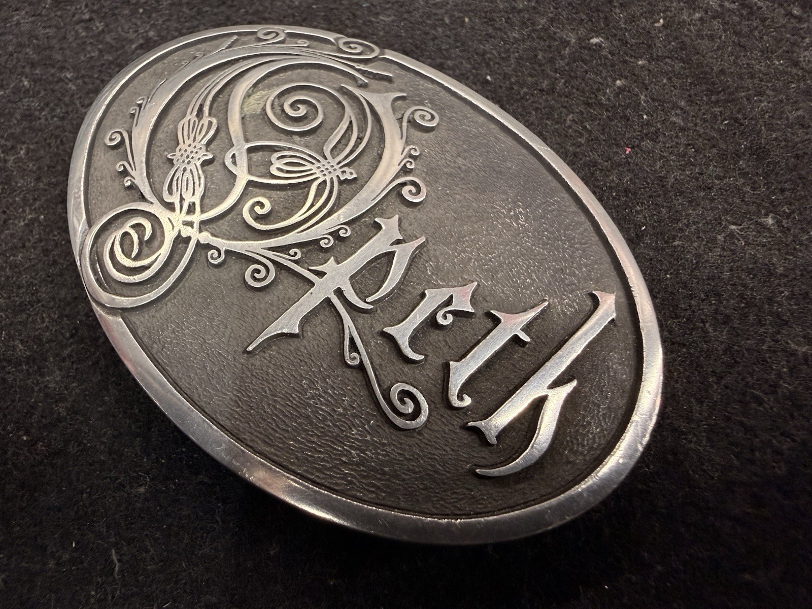 Limited edition Opeth Belt Buckle by Mike Steel